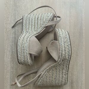 ASOS‎ Beige Wedge Sandals
